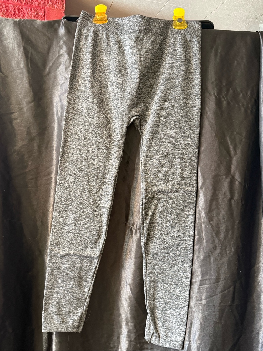 Heather Black Thermal Leggings - Comfortable Everyday Bottoms